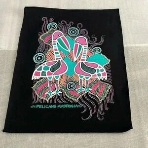 The RAINBOW SERPENT ORIGINAL ABORIGINAL ART  Pelican Australia PRINT